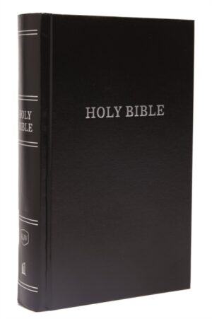 KJV, Pew Bible, Large Print, Hardcover, Black, Red Letter, Comfort Print : Holy Bible, King James Version